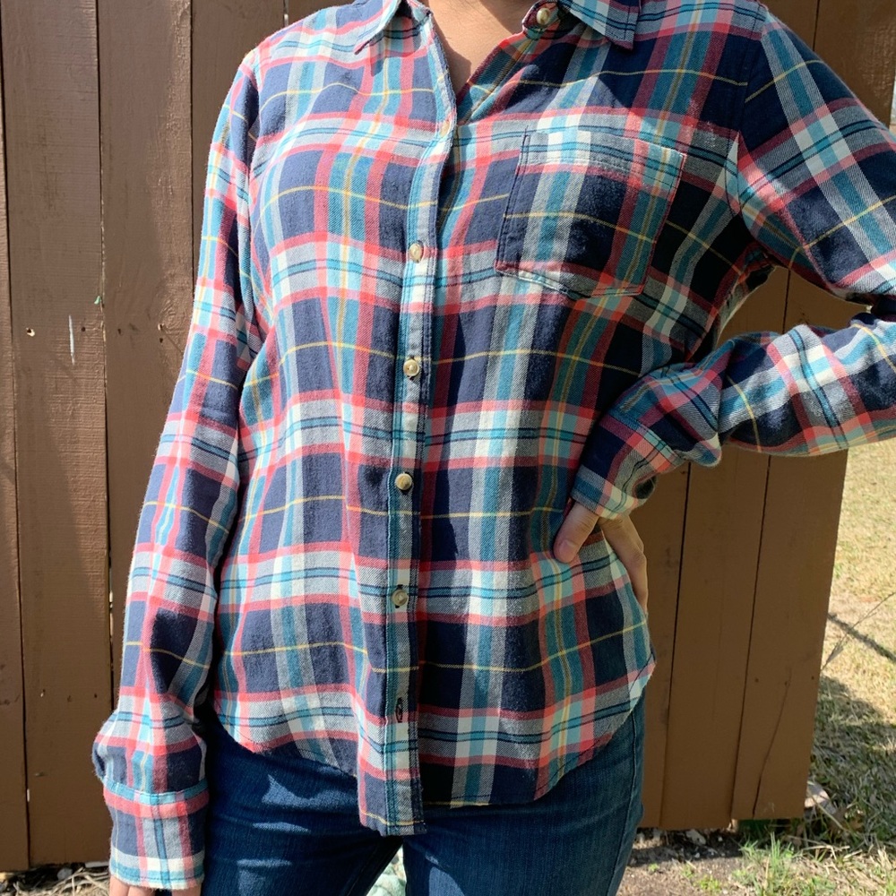 plaid shirt